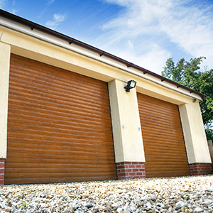 Roller shutter garage door